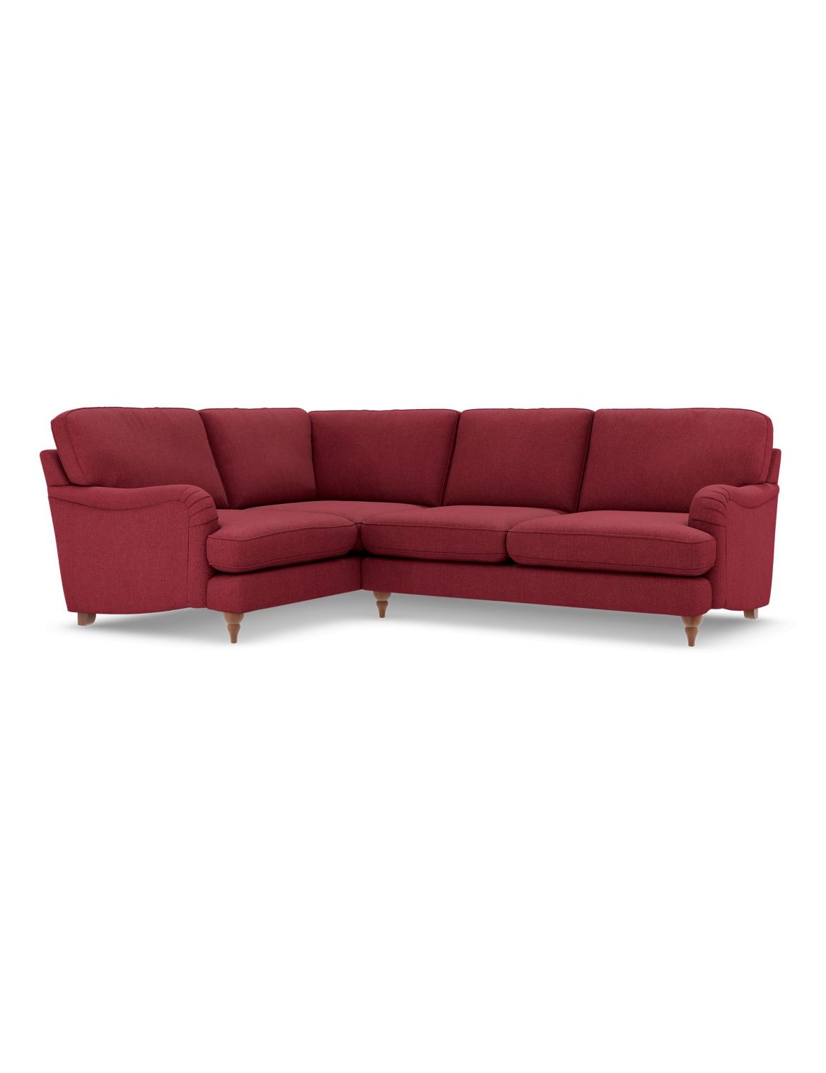 Rochester Small Corner Sofa (Left-Hand) red