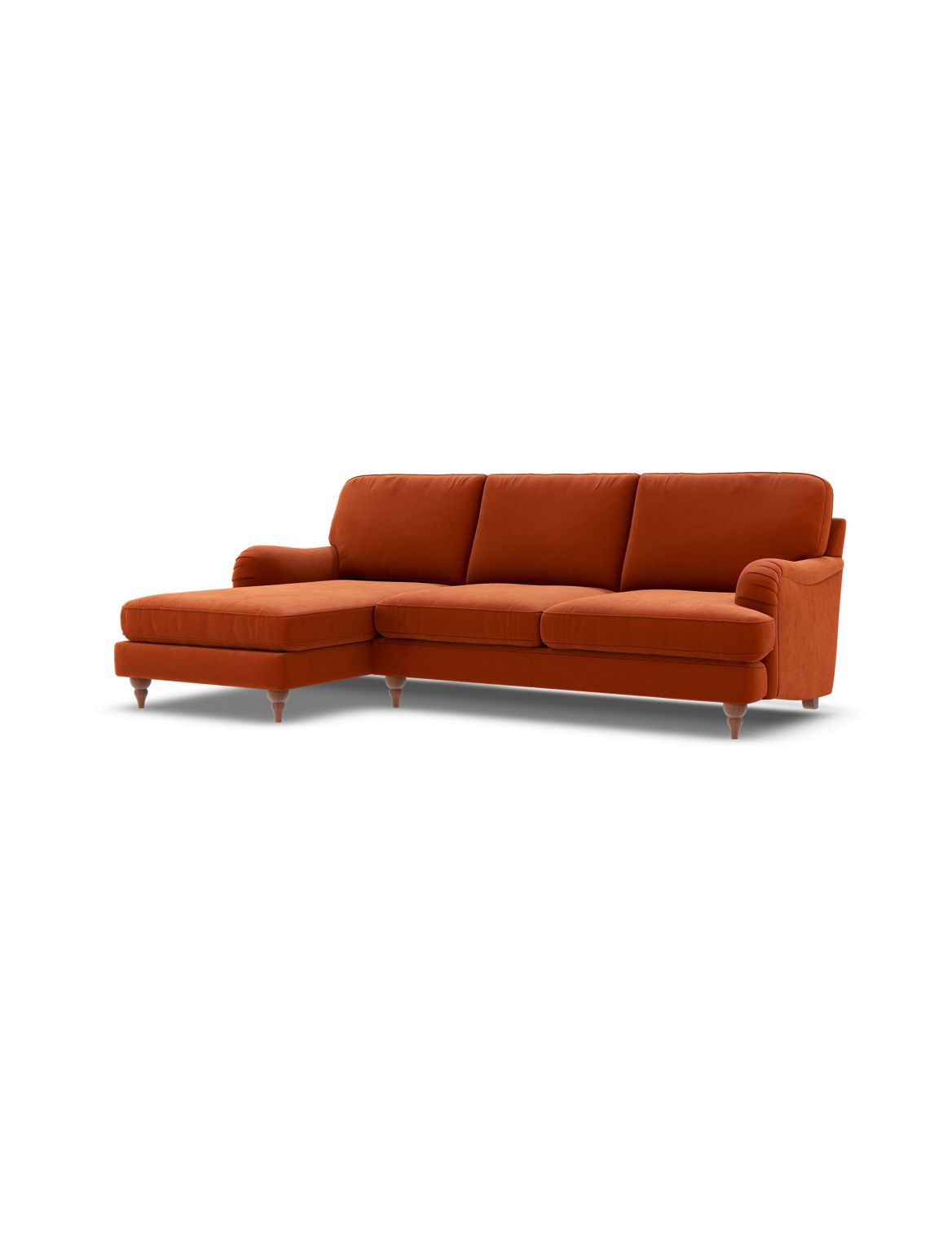 Rochester Corner Chaise Sofa (Left-Hand) orange