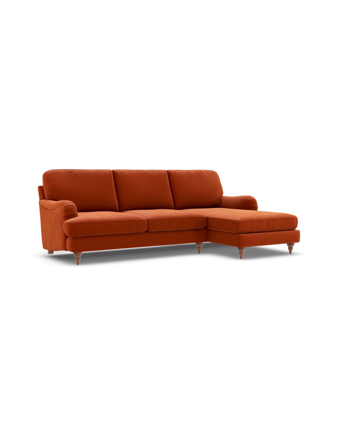 Rochester Corner Chaise Sofa (Right-Hand) orange