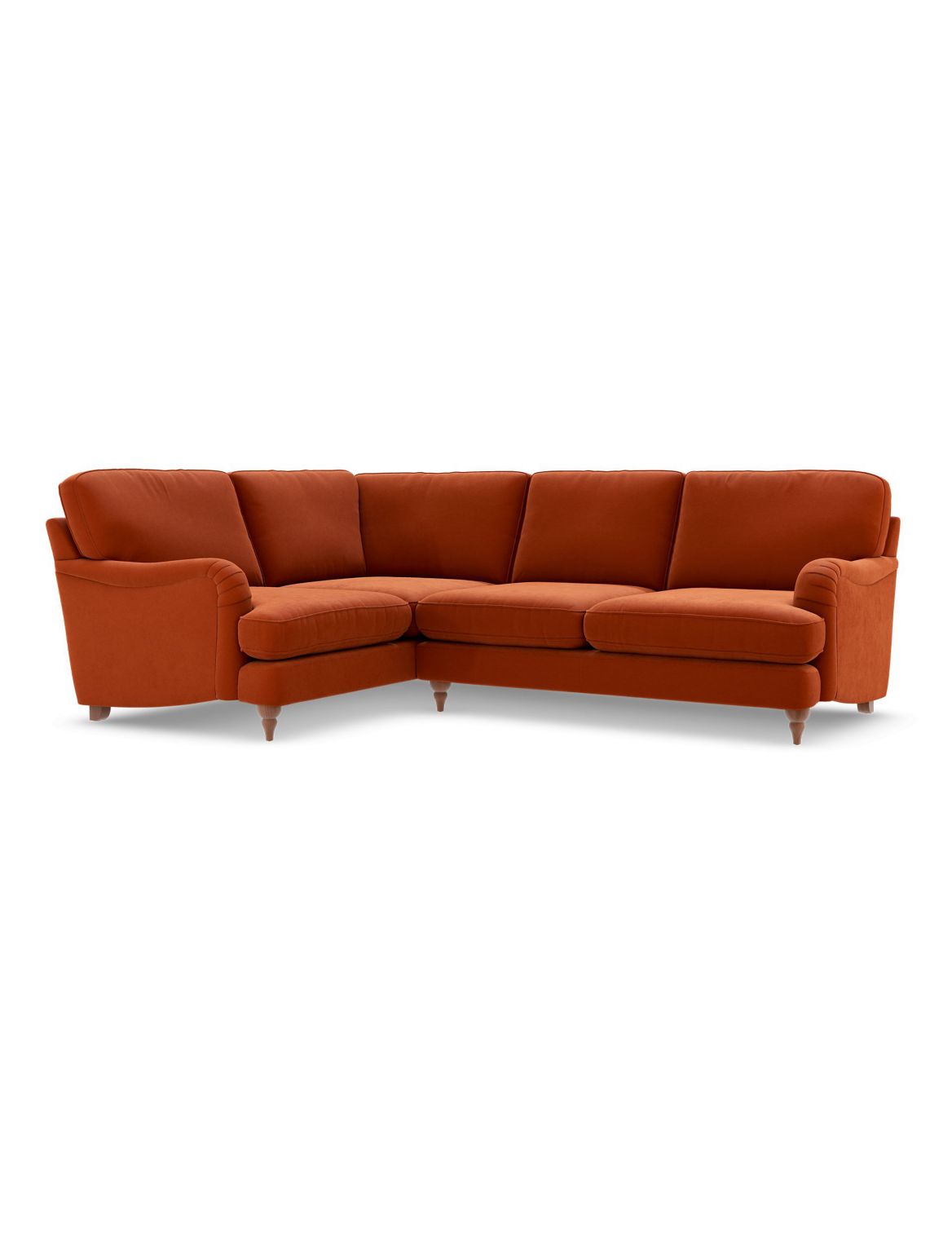 Rochester Small Corner Sofa (Left-Hand) orange