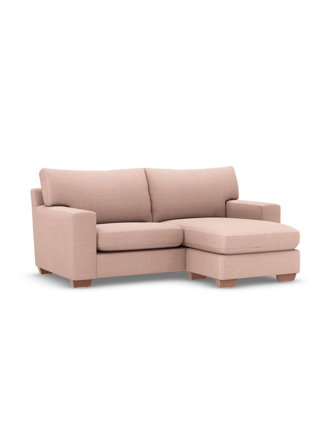 Alfie Corner Chaise Sofa pink