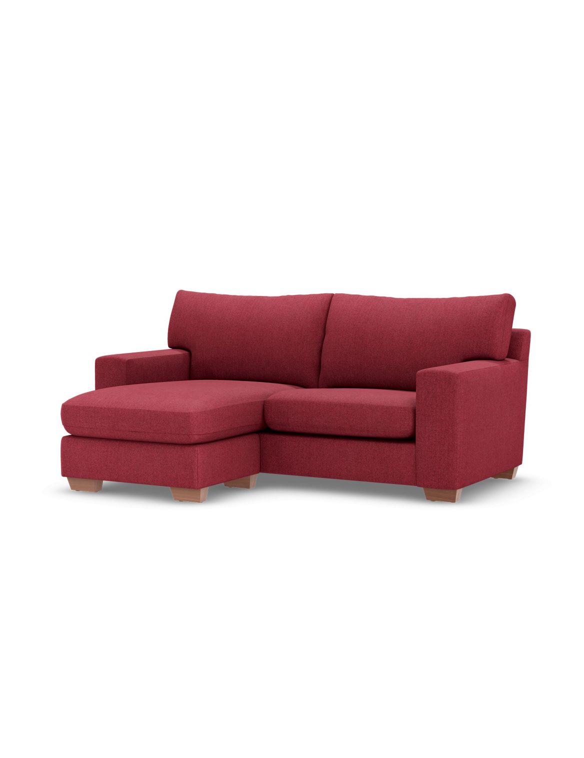 Alfie Corner Chaise Sofa red