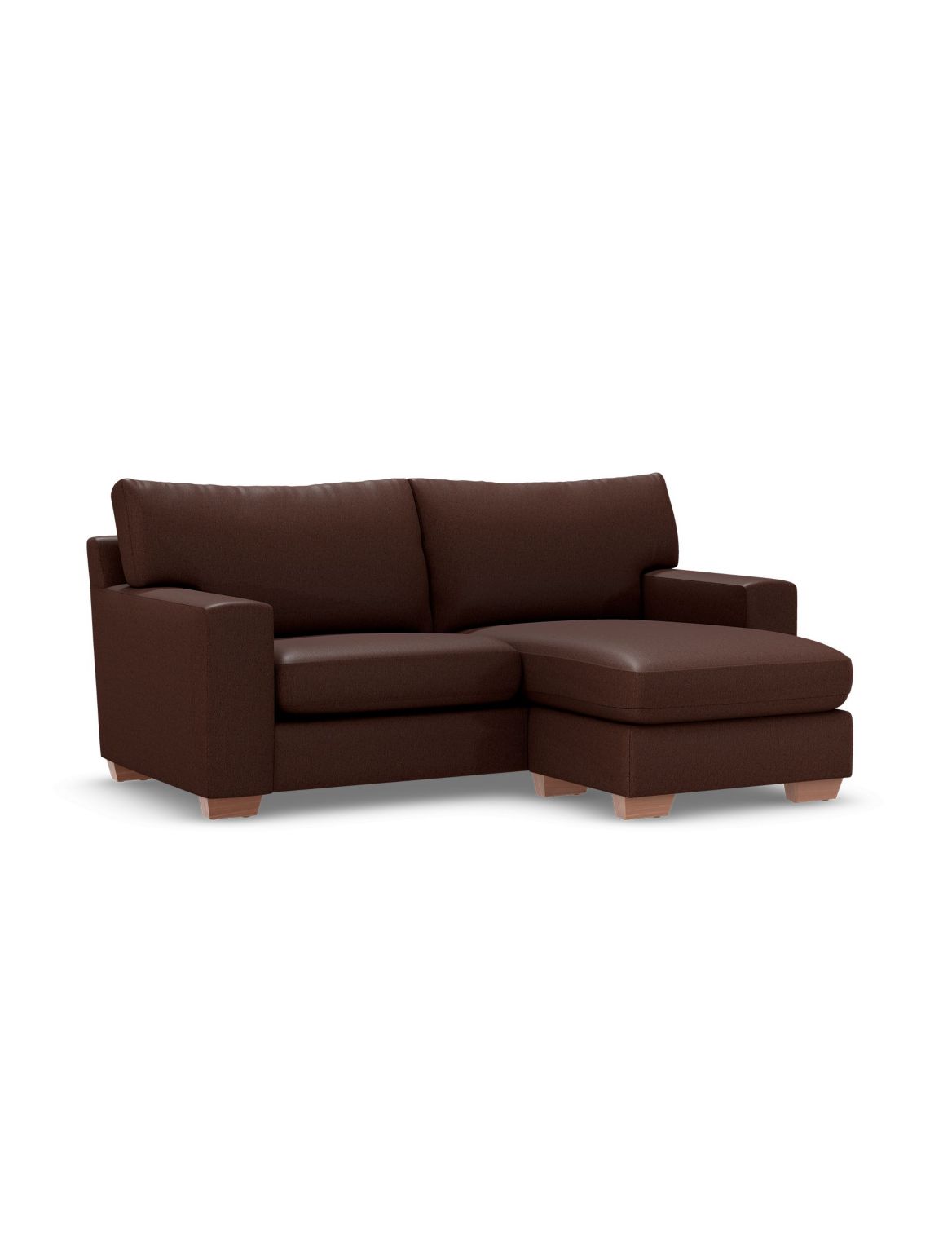 Alfie Corner Chaise Sofa brown