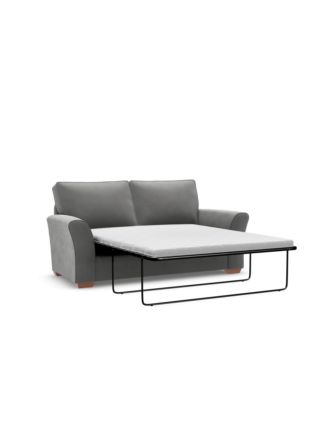 Lincoln Medium Sofa Bed (Sprung Mattress) Grey