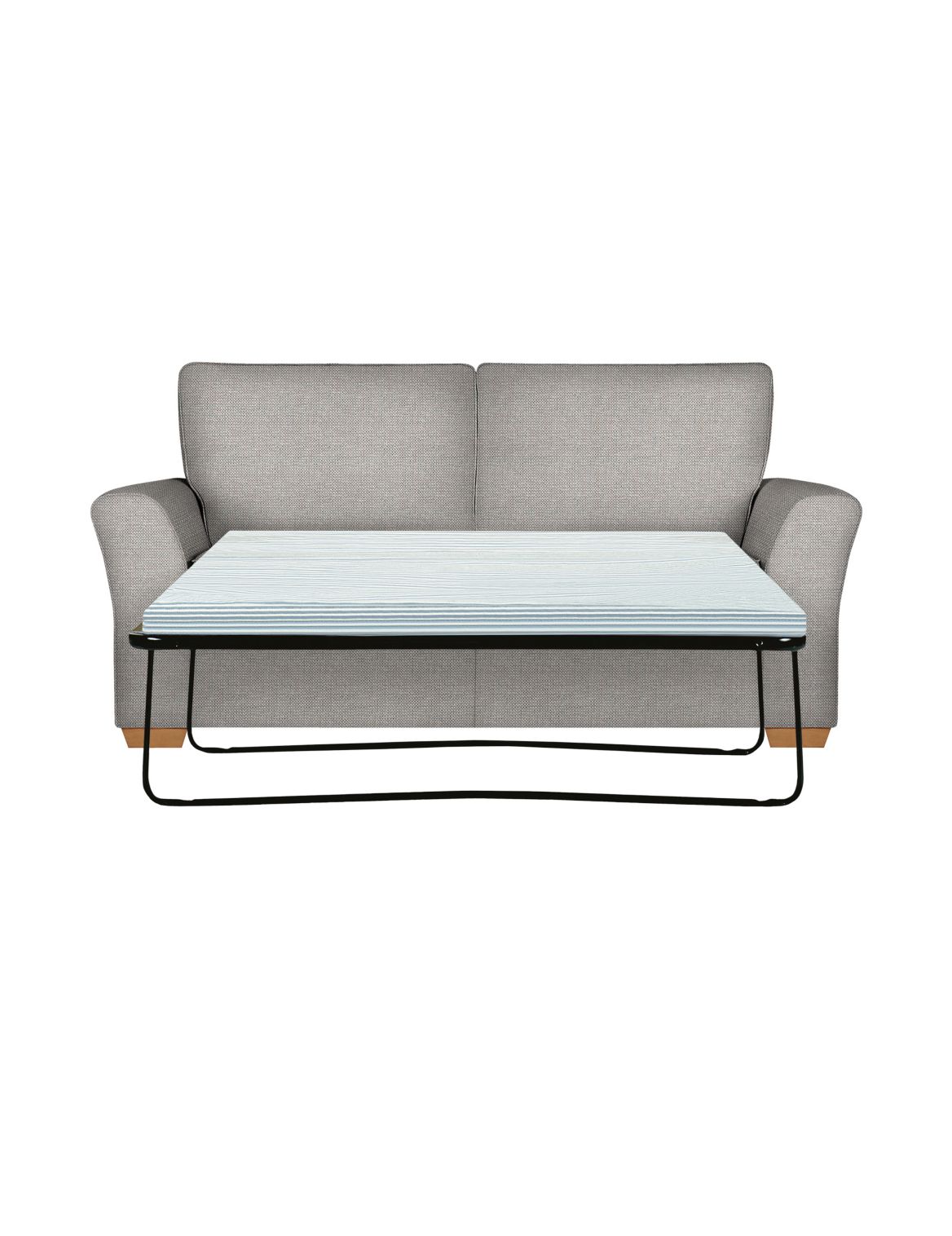 Lincoln Large Sofa Bed (Foam Mattress) Grey