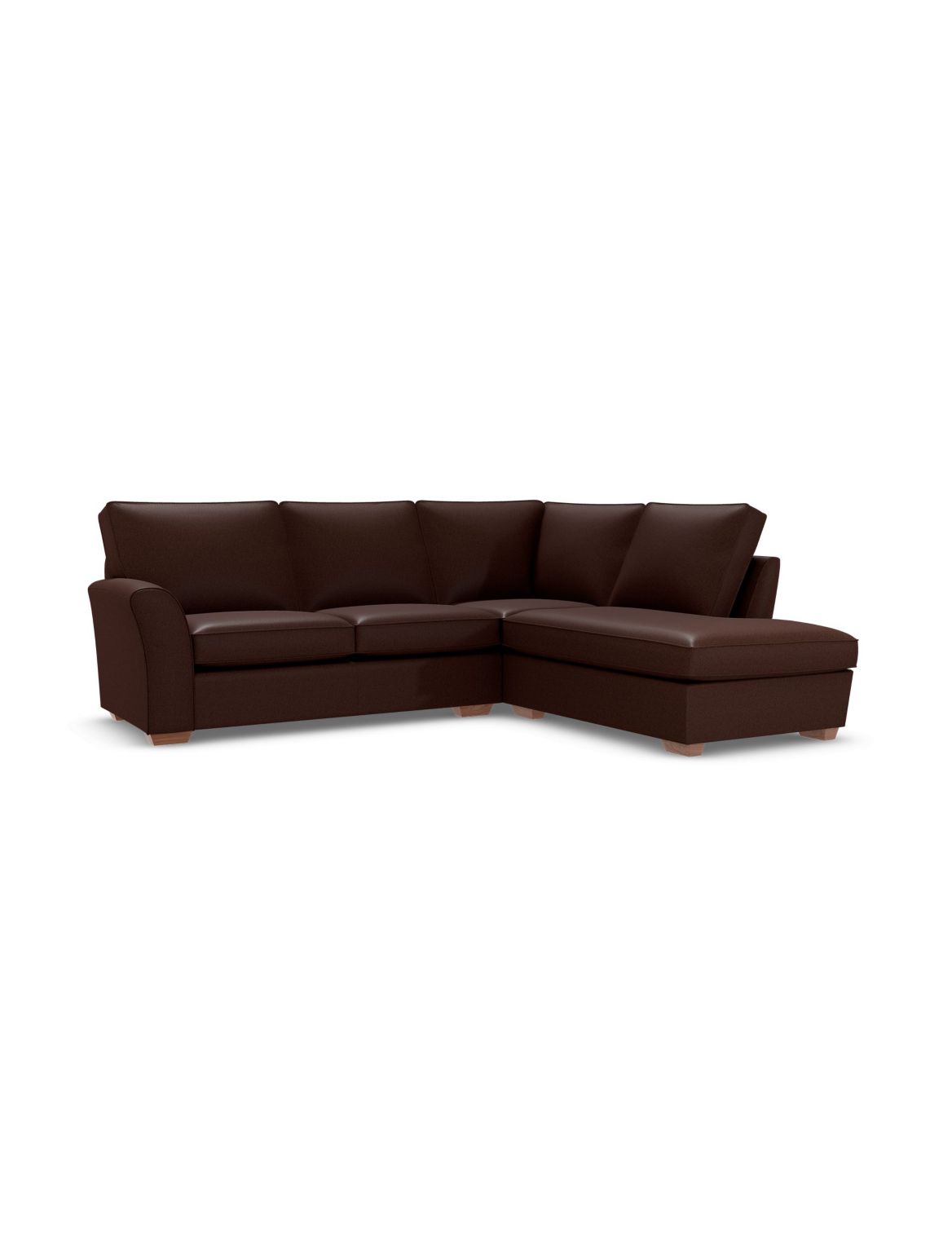 Lincoln Corner Chaise Sofa (Right-Hand) brown