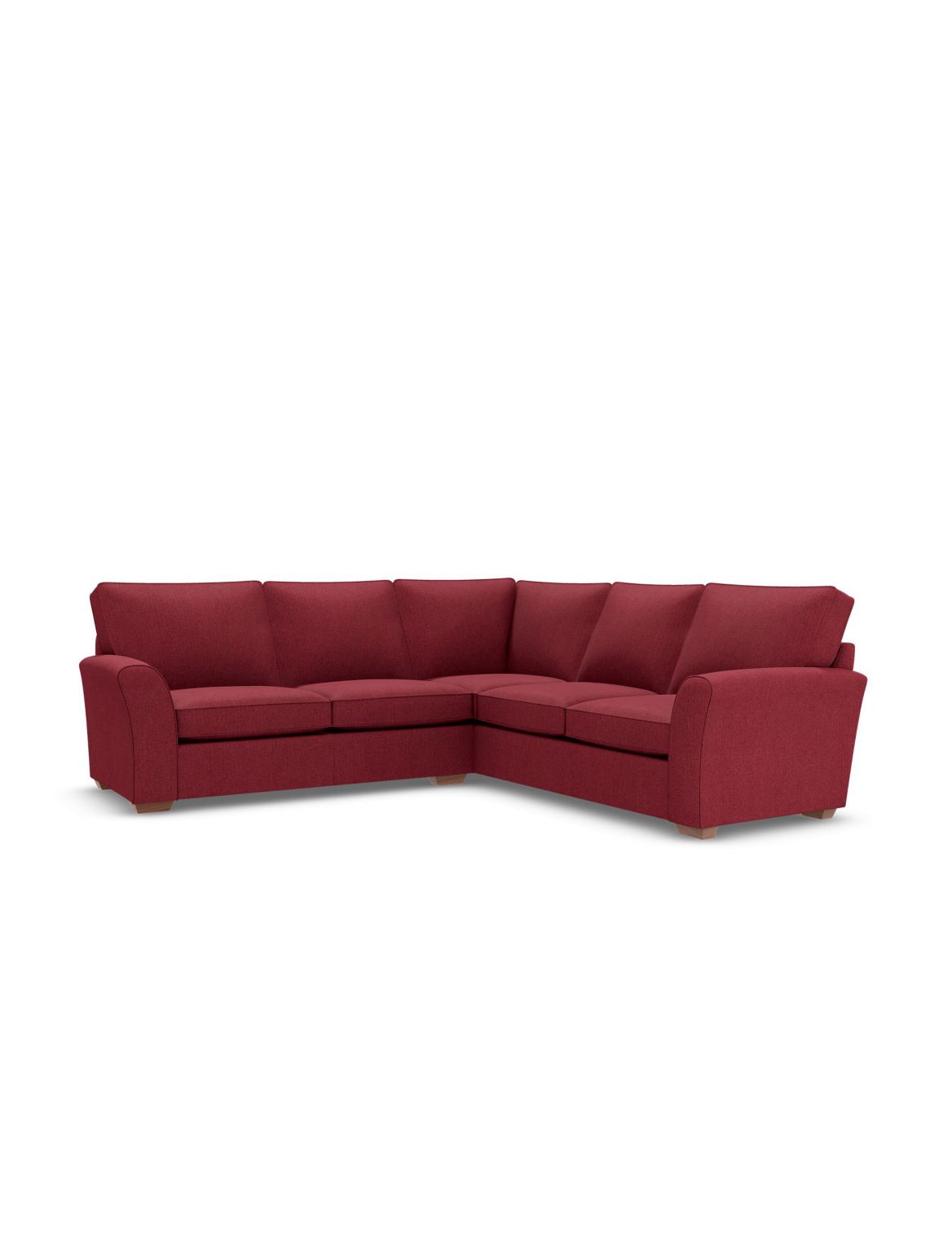 Lincoln Corner Sofa red
