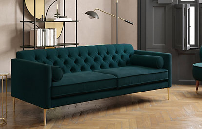 m&s x swoon odette large sofa - 1size
