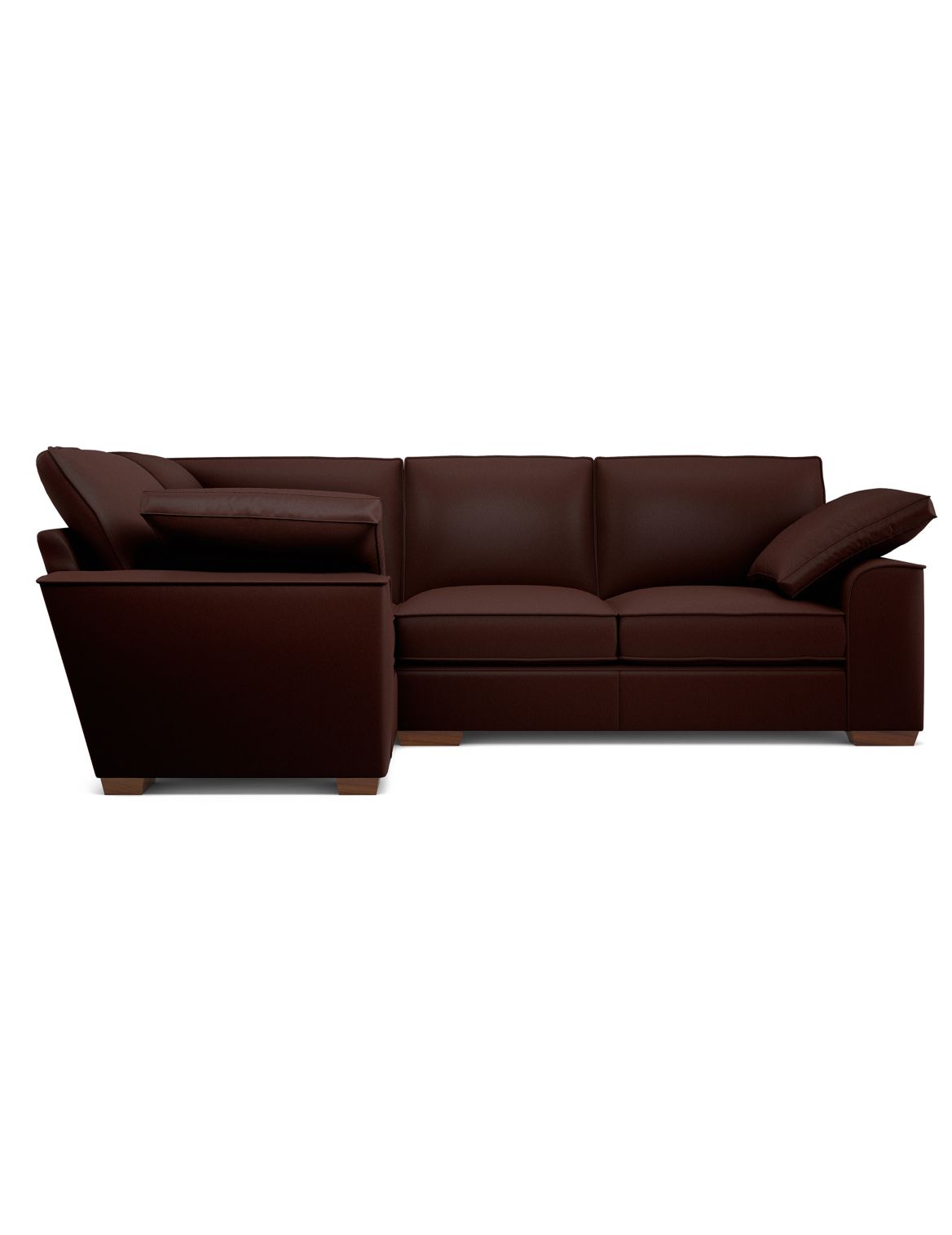 Nantucket Extra Small Corner Sofa (Left-Hand) brown