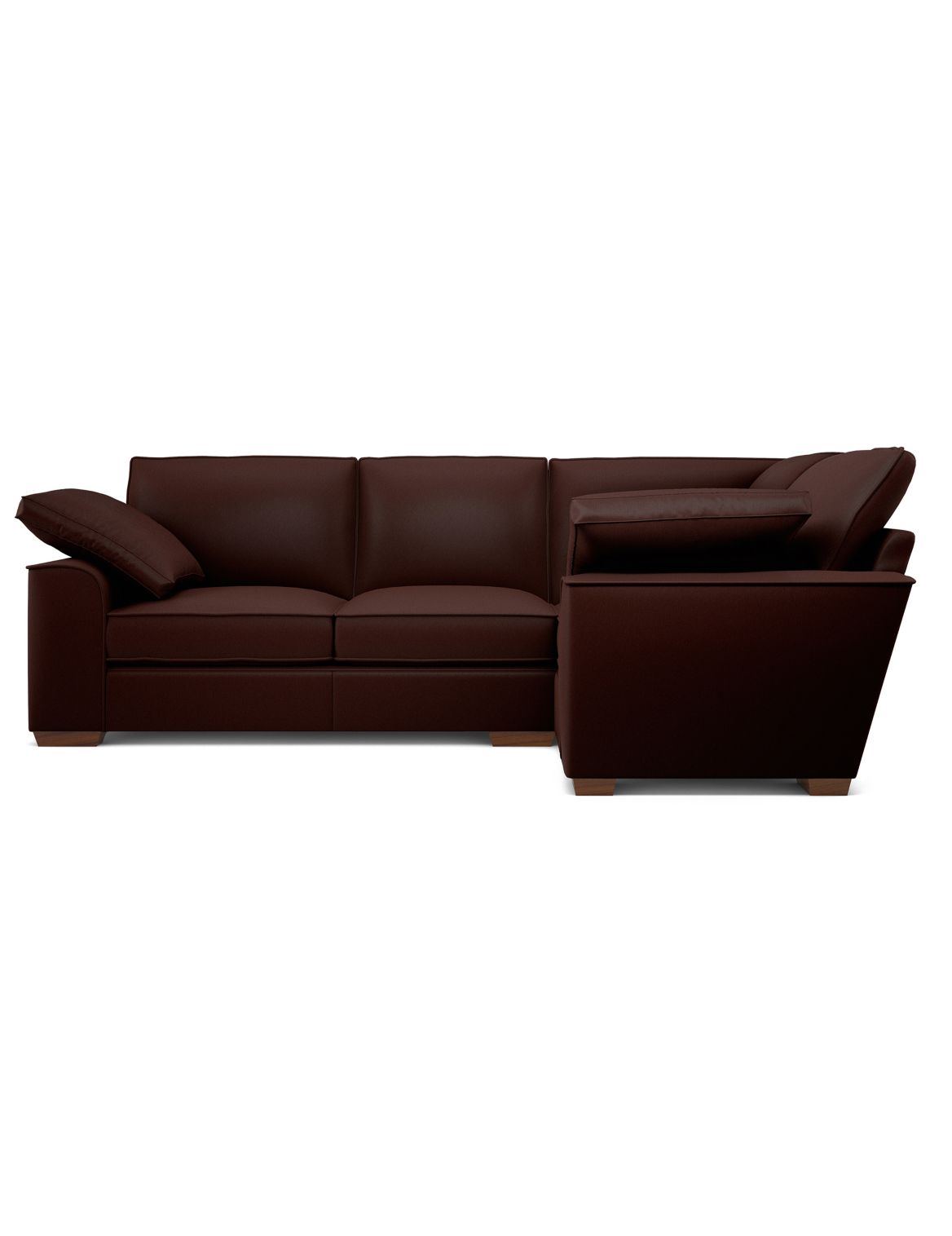 Nantucket Extra Small Corner Sofa (Right-Hand) brown