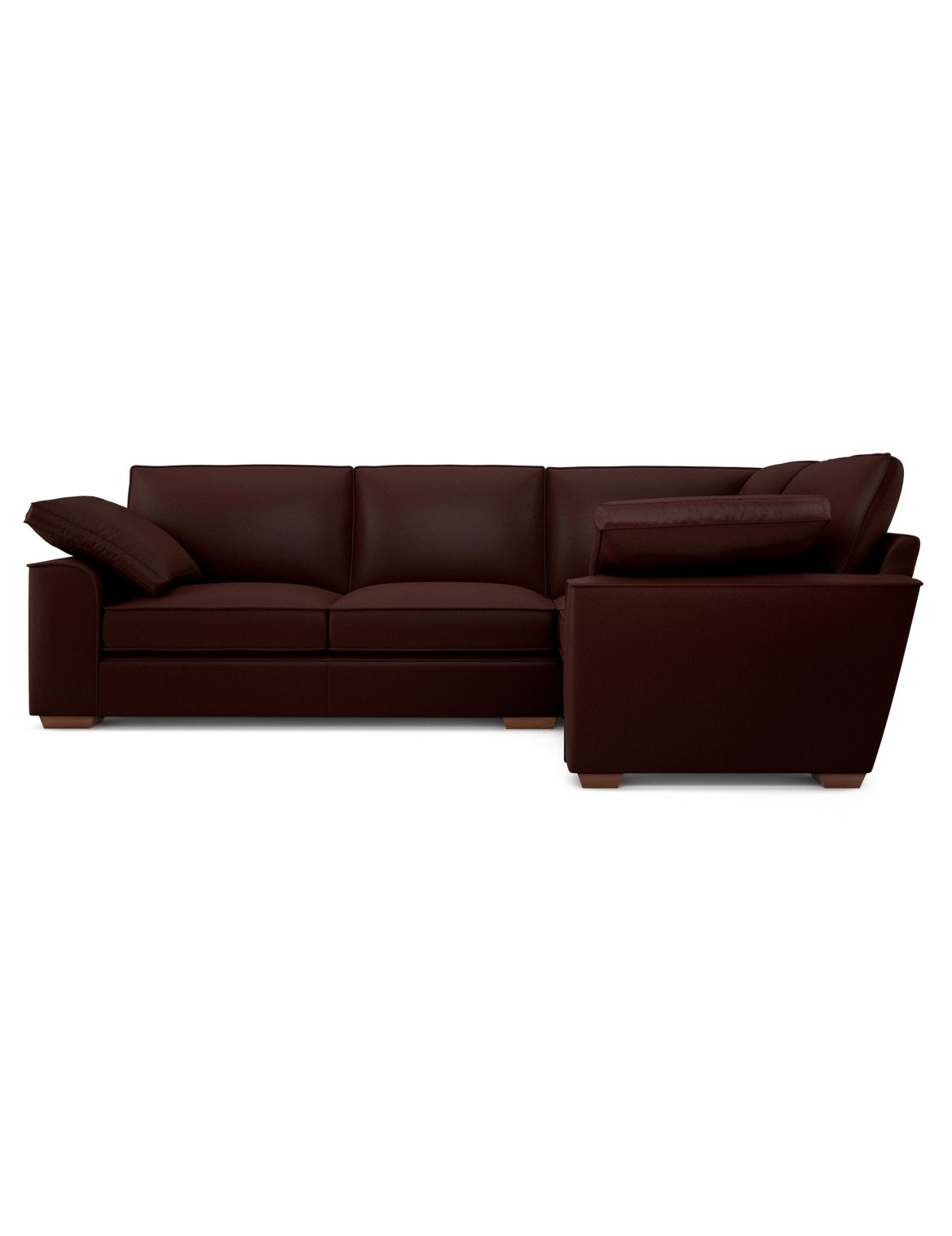 Nantucket Small Corner Sofa (Right-Hand) brown