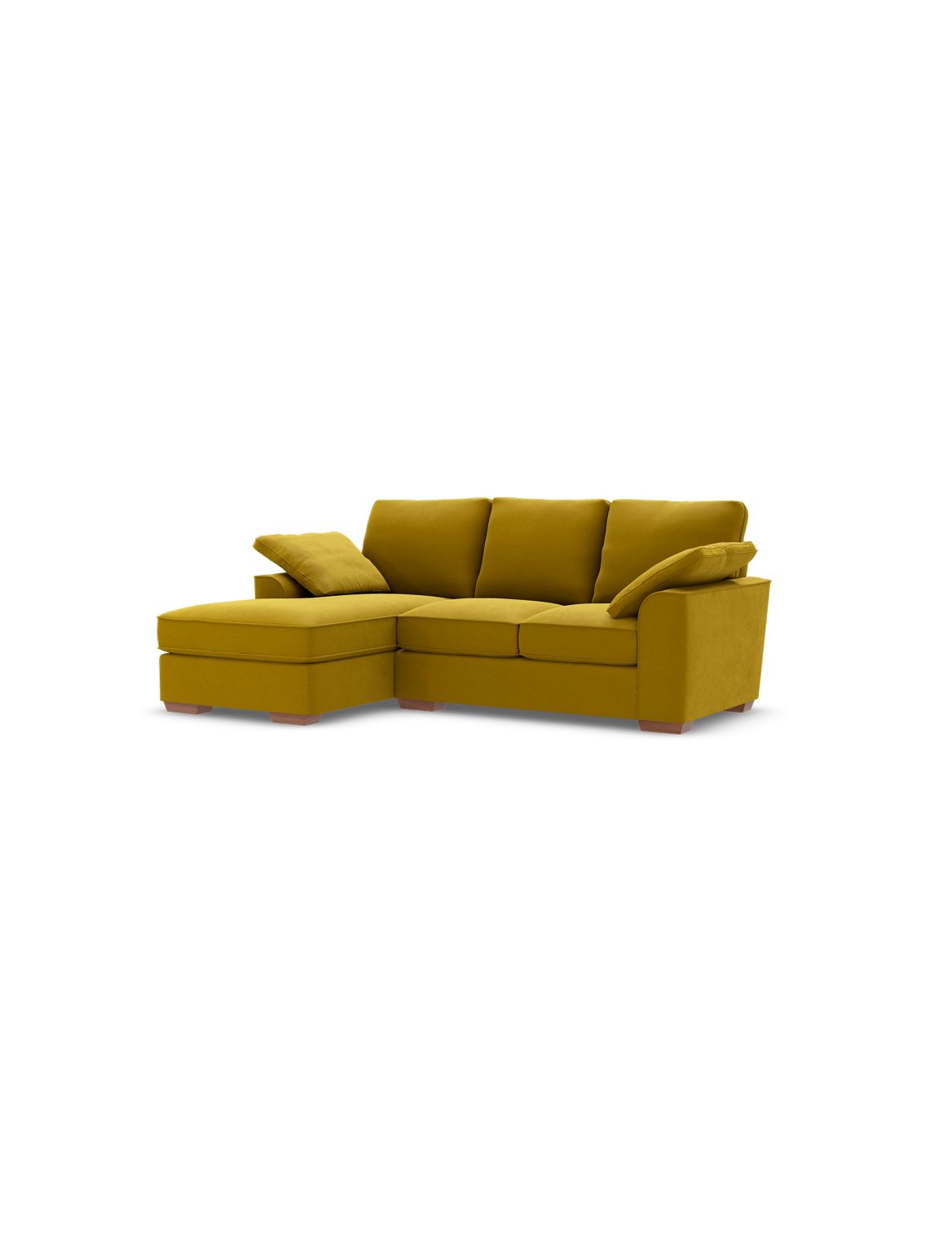 Nantucket 3 Seater Chaise (Left-Hand) yellow