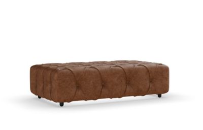M&S Rectangle Full Button Footstool