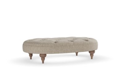 M&S Oval Button Footstool