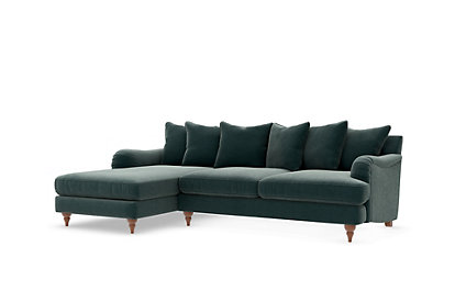 marks and spencer rochester scatterback chaise sofa (left-hand) - 1size