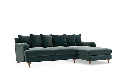 marks and spencer rochester scatterback chaise sofa (right-hand) - 1size