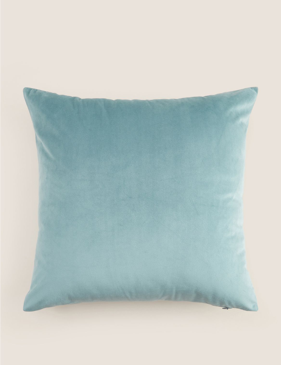 Velvet Cushion blue