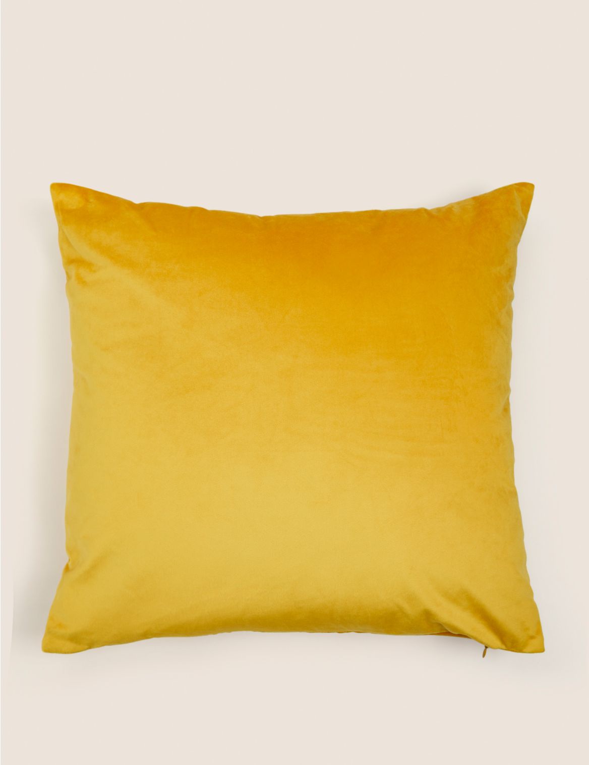 Velvet Cushion yellow