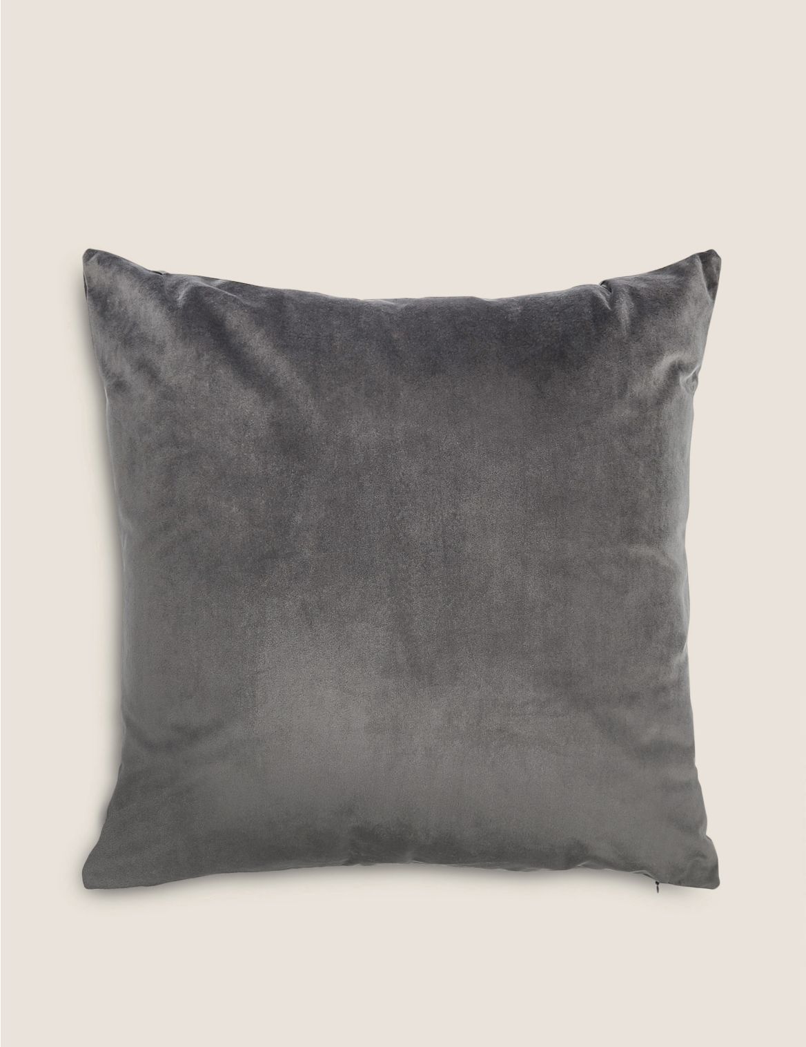 Velvet Cushion grey