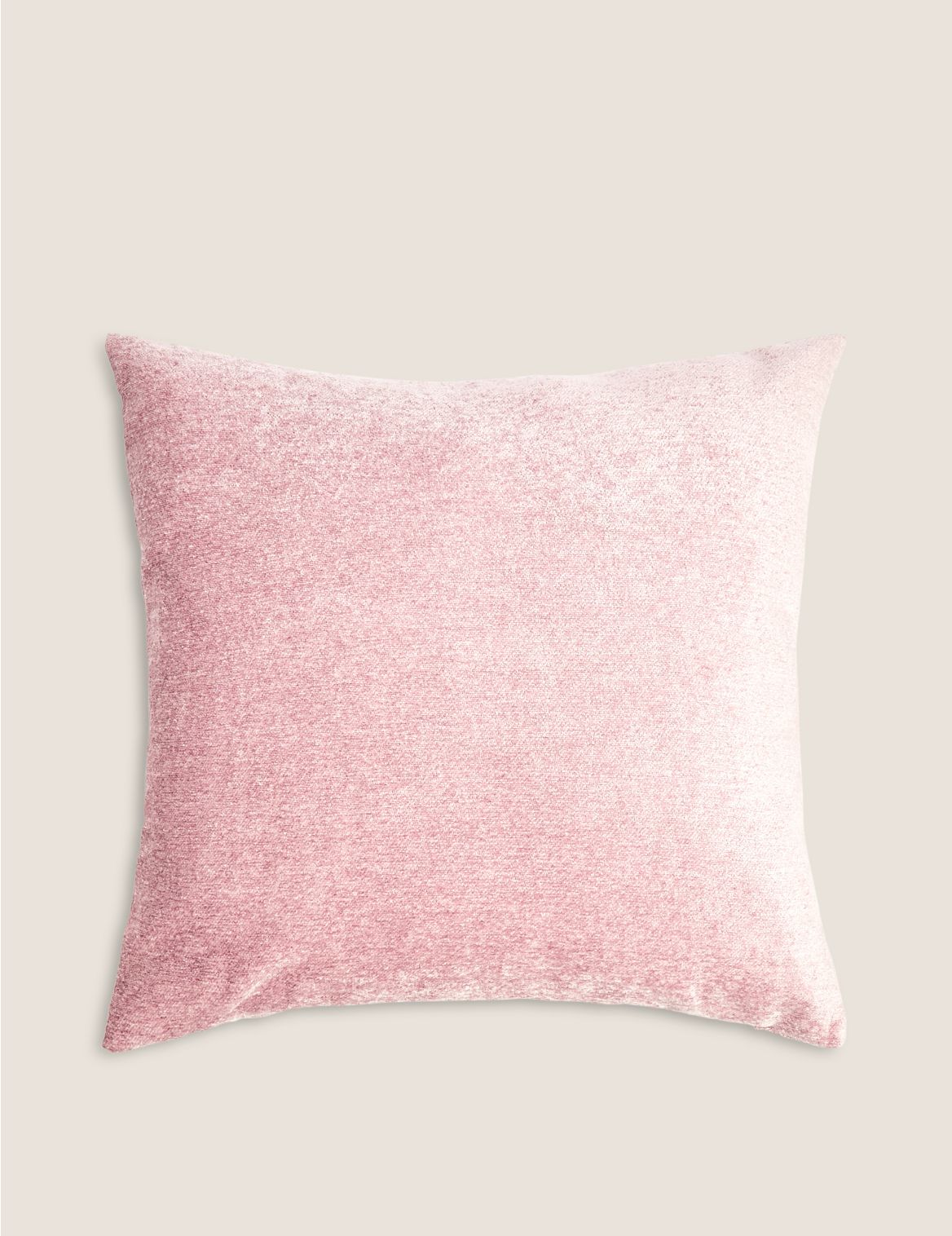 Chenille Cushion pink