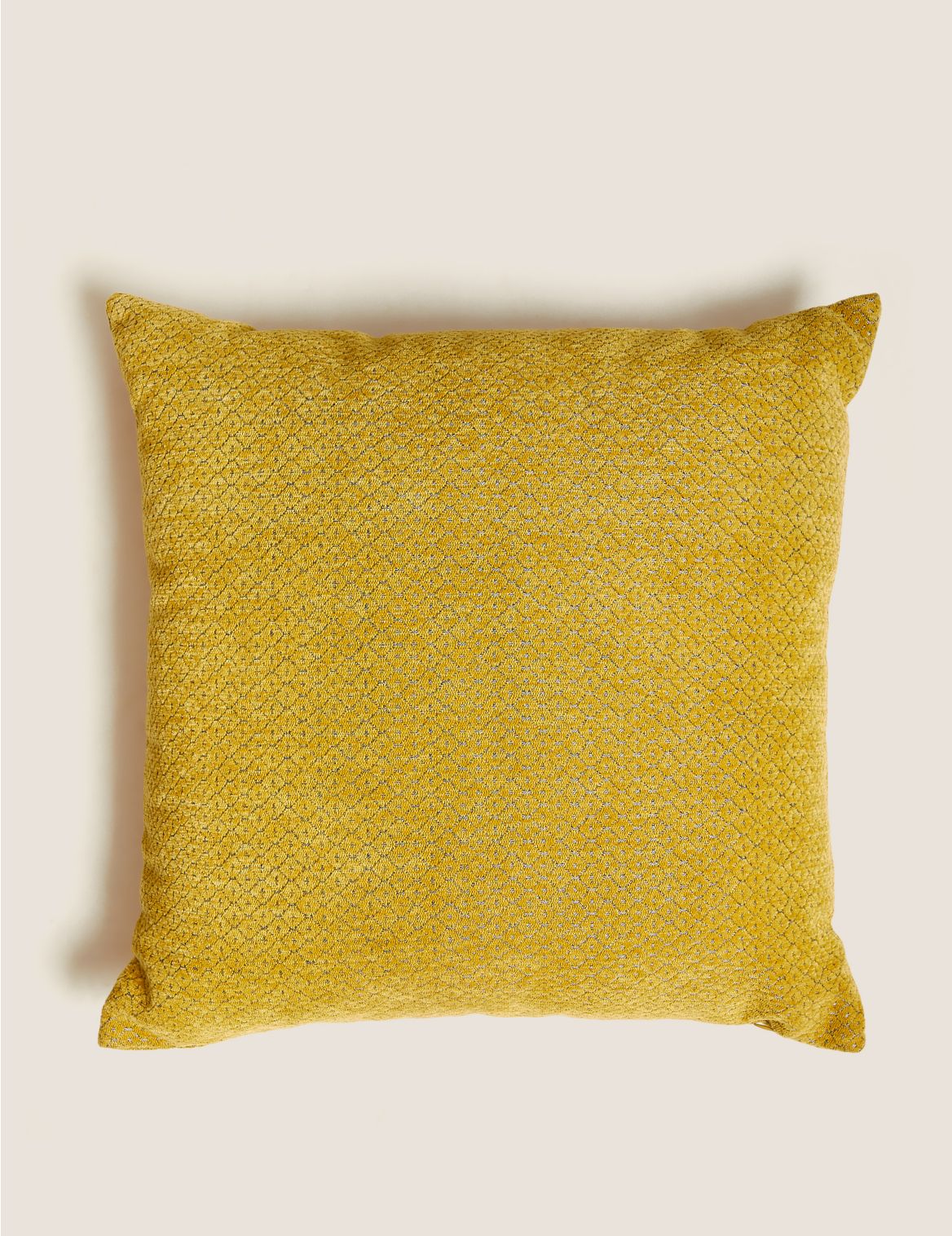 Jacquard Cushion yellow