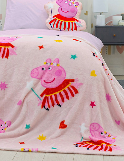 Marks And Spencer Peppa Pig™ Magic Fleece Throw - 1Size - Multi, Multi