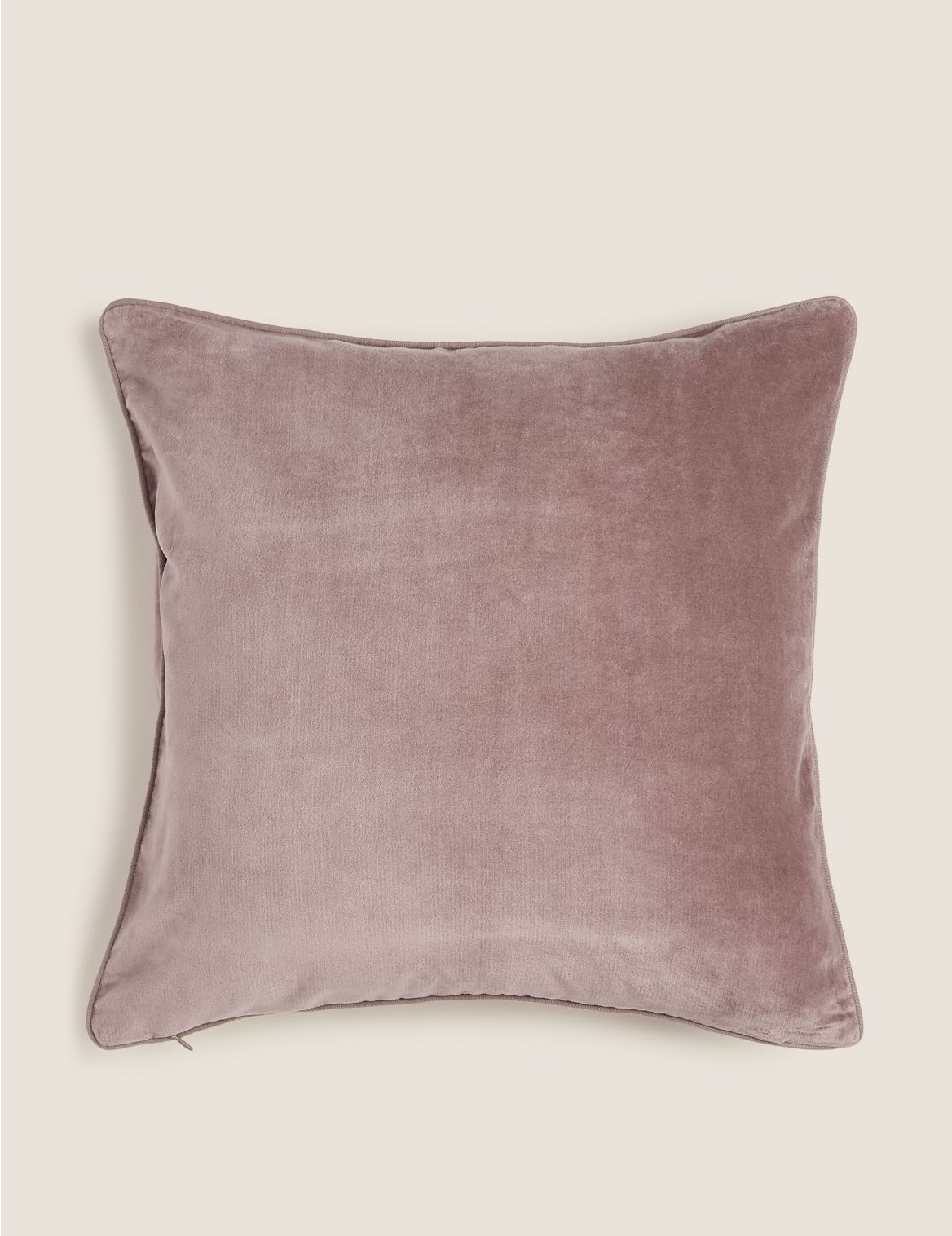 Pure Cotton Velvet Cushion purple
