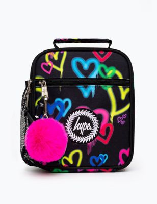 Hype Kids Graffiti Heart Lunch Box - Black, Black
