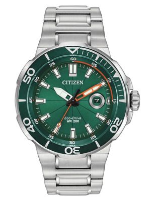 M&S Mens Citizen Endeavour Stainless Steel Watch