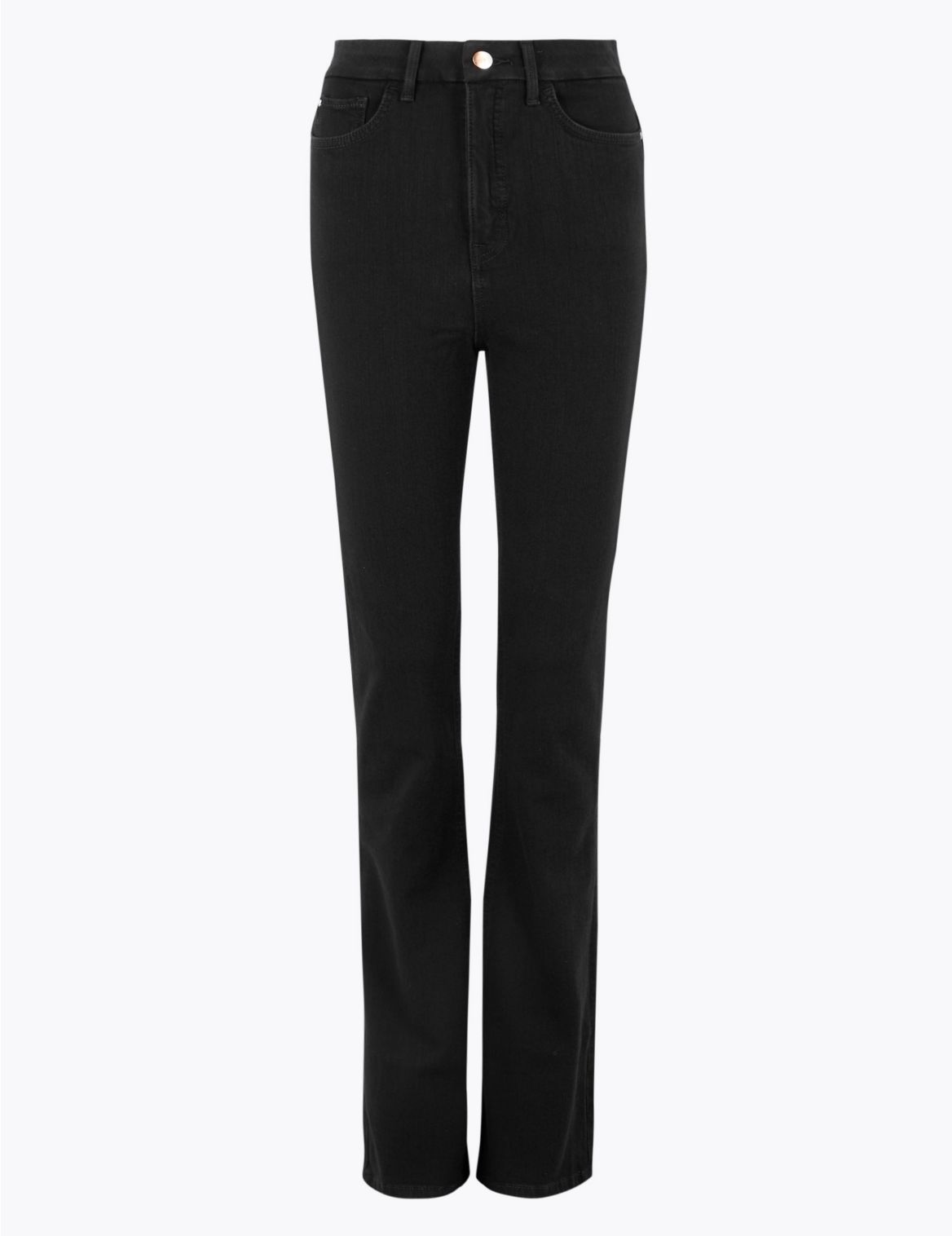 Magic Shaping High Waisted Slim Flare Jeans black