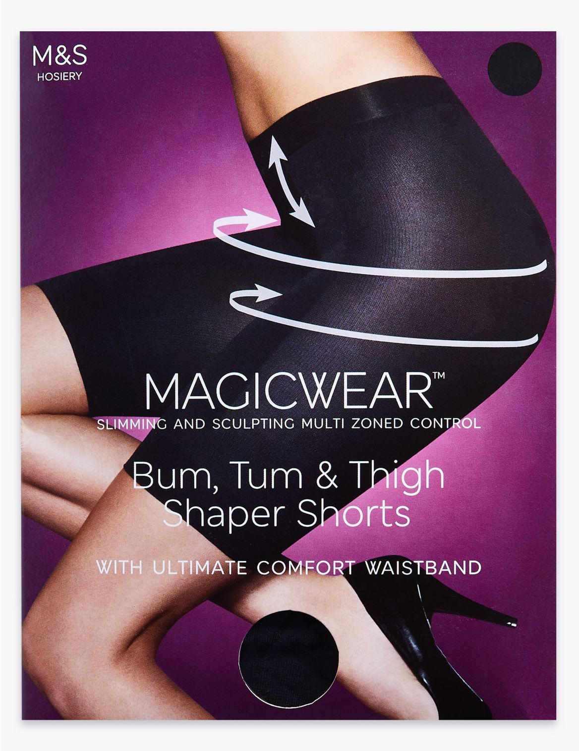Magicwear&trade; Sheer Shaper Shorts black