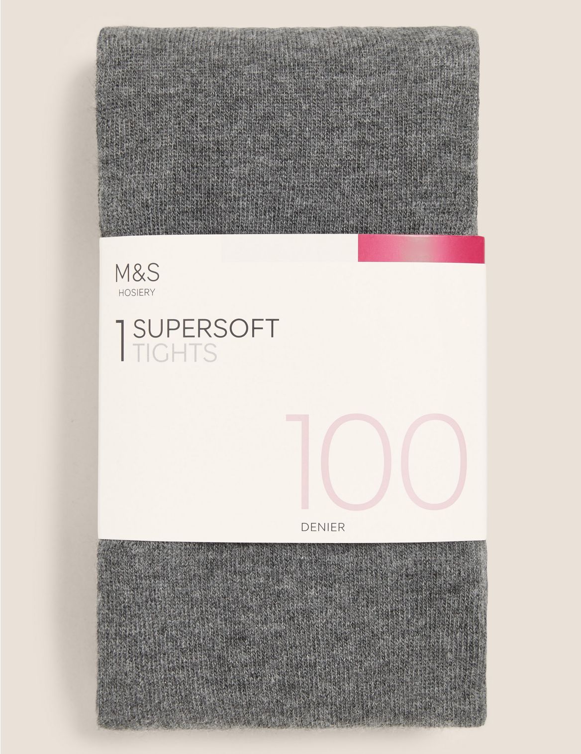 100 Denier Supersoft Opaque Tights grey