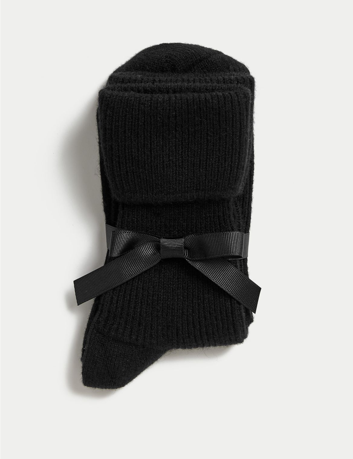 Pure Cashmere Socks black