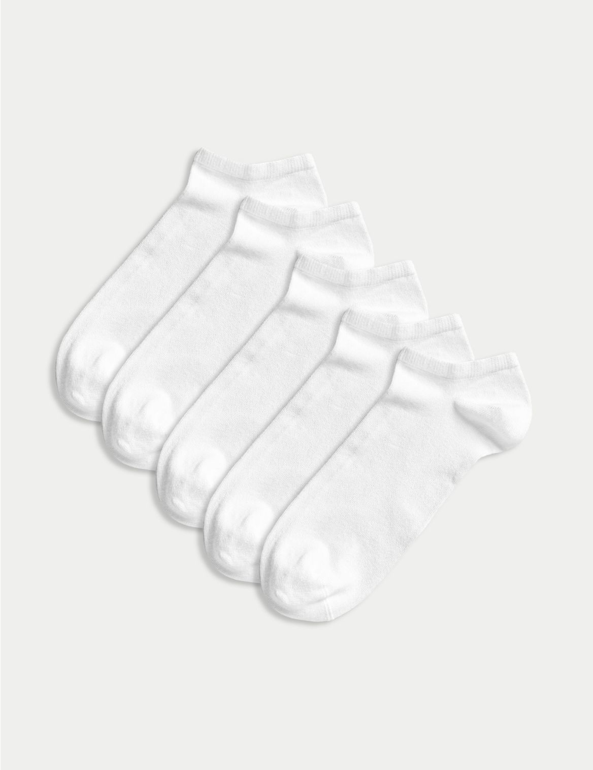 5pk Sumptuously Soft&trade; Trainer Liners white