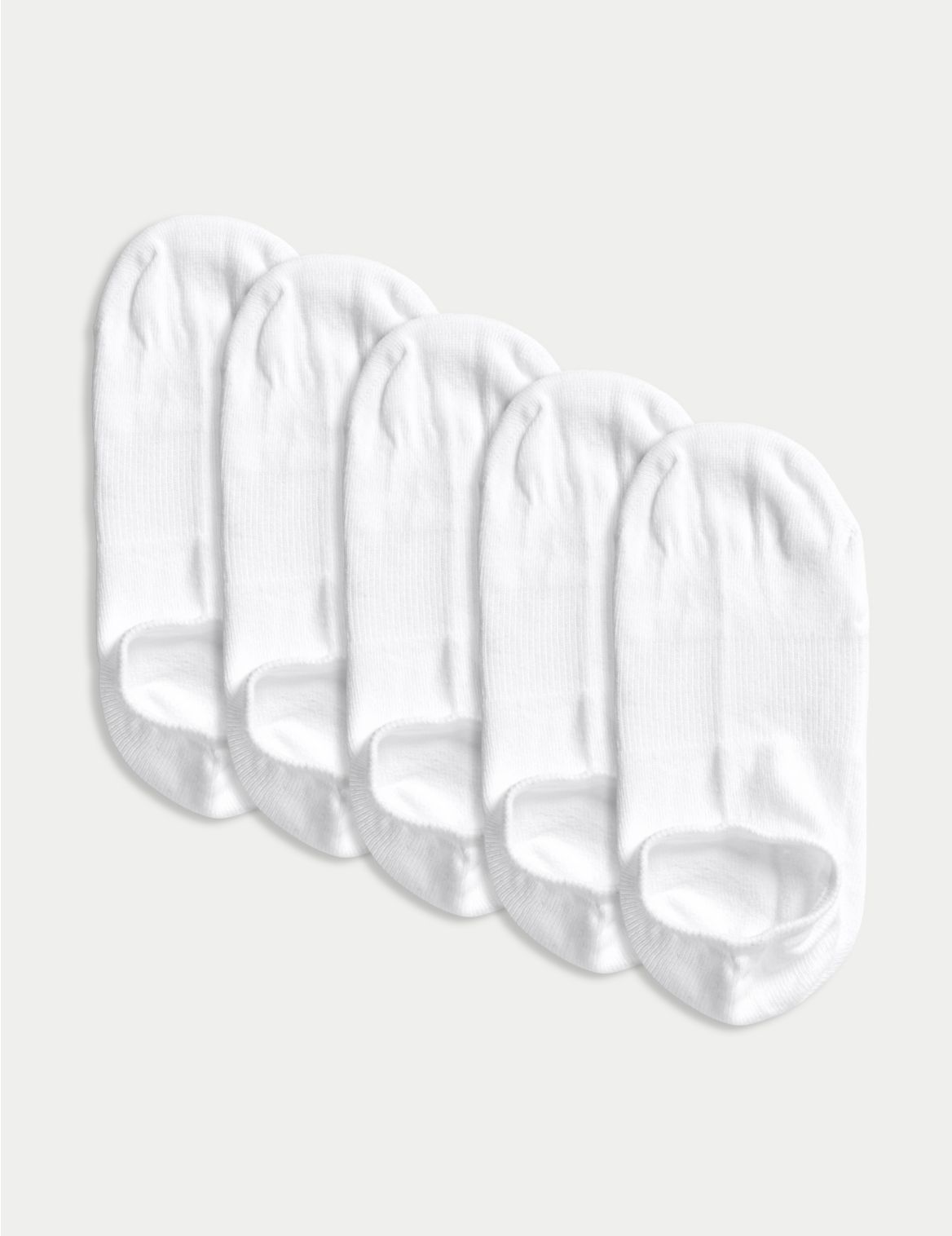 5pk Ultimate Comfort Trainer Liners white