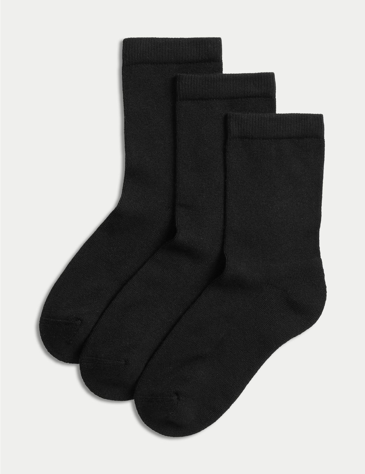 3pk of Ultimate Comfort Socks black