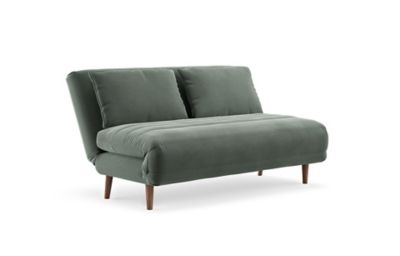 M&S Logan Double Fold Out Sofa Bed - FBSB - Midnight Navy, Midnight Navy,Teal,Fern Green,Mink,Moss G