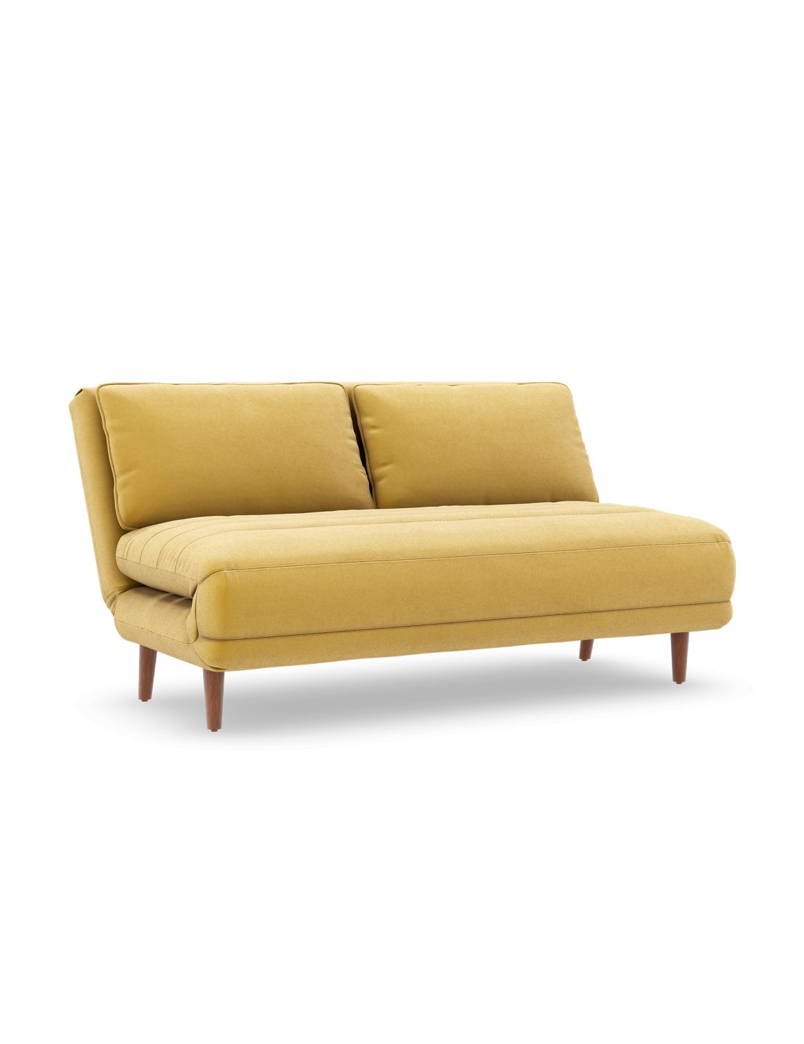 Logan Double Fold Out Sofa Bed yellow