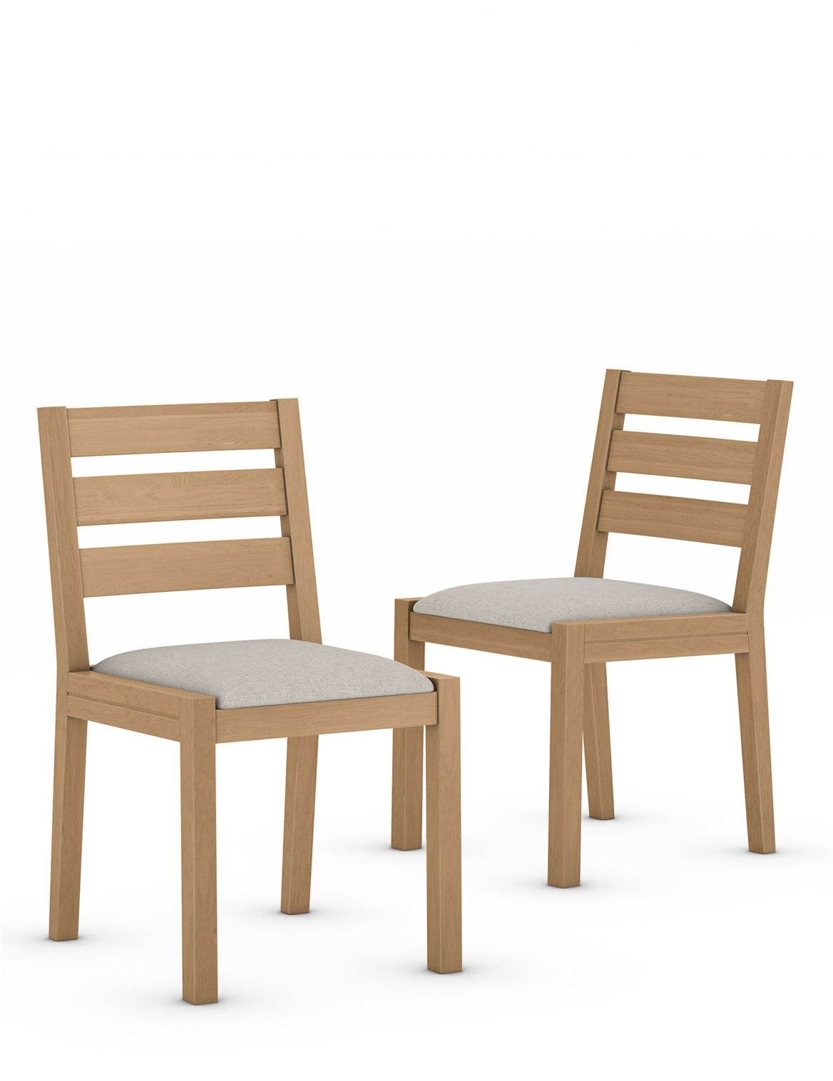 Set of 2 Sonoma Dining Chairs brown