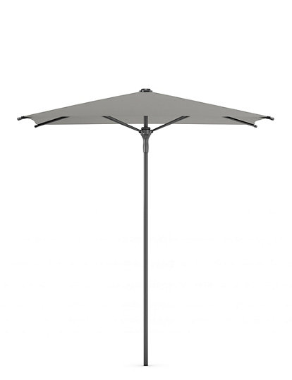 M&S Collection Square Parasol - 1Size - Grey, Grey