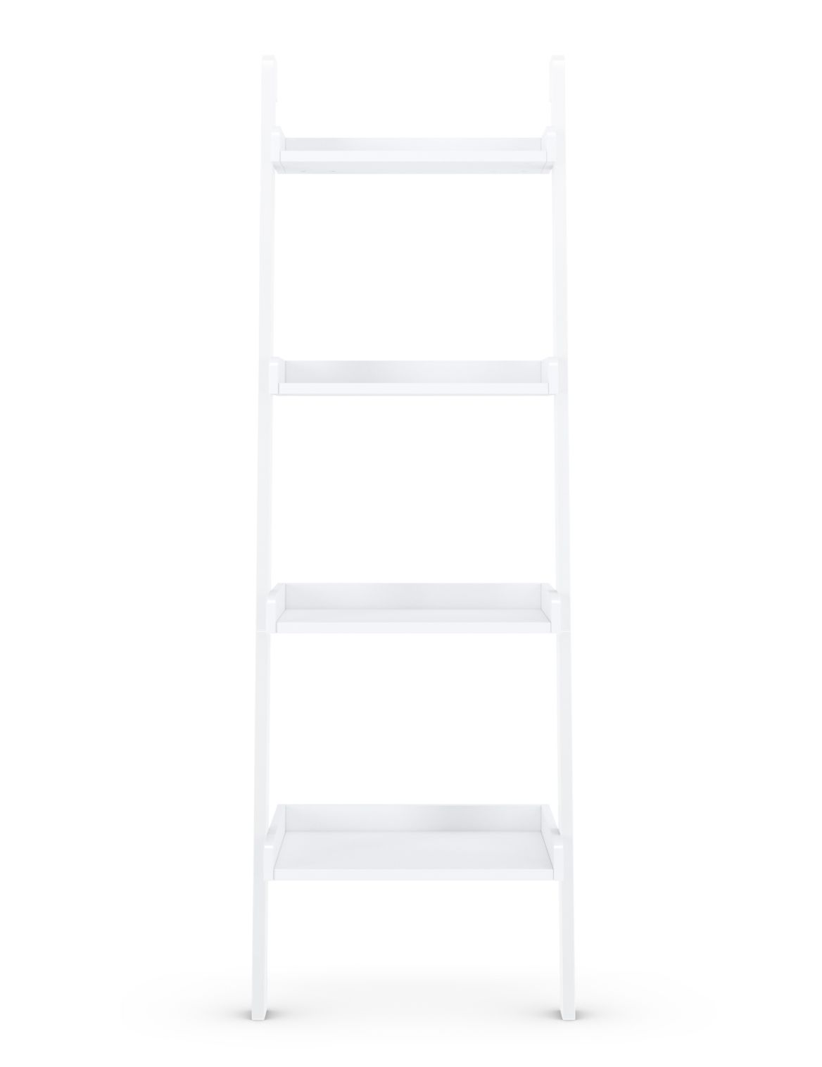 Ladder Shelves white