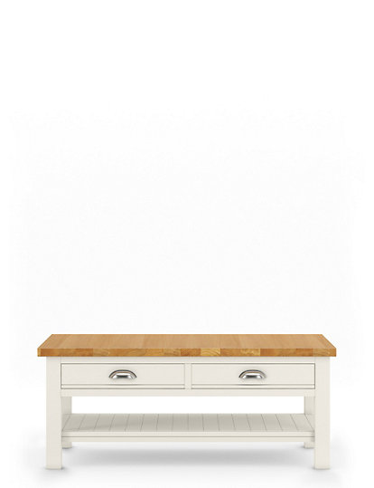Marks And Spencer Padstow Storage Coffee Table - 1Size - Ivory, Ivory
