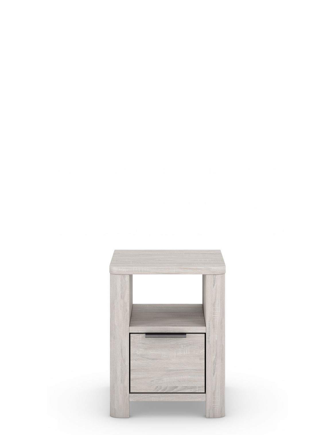 Set of 2 Cora Small Bedside Tables grey