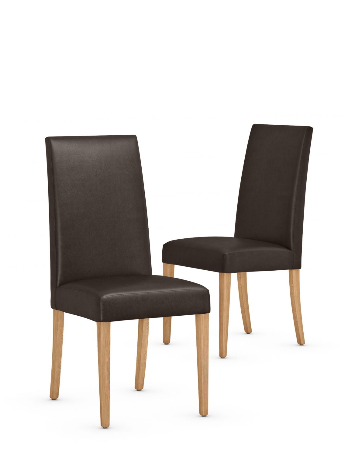 Set of 2 Alton Dining Chairs brown