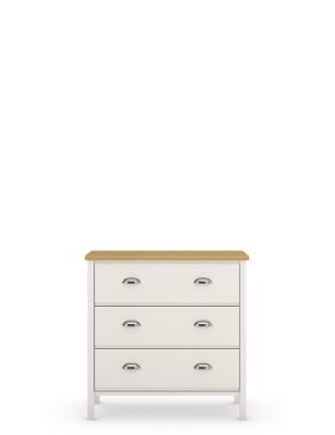 M&S Padstow 3 Drawer Chest
