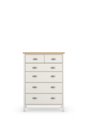 M&S Padstow 6 Drawer Chest