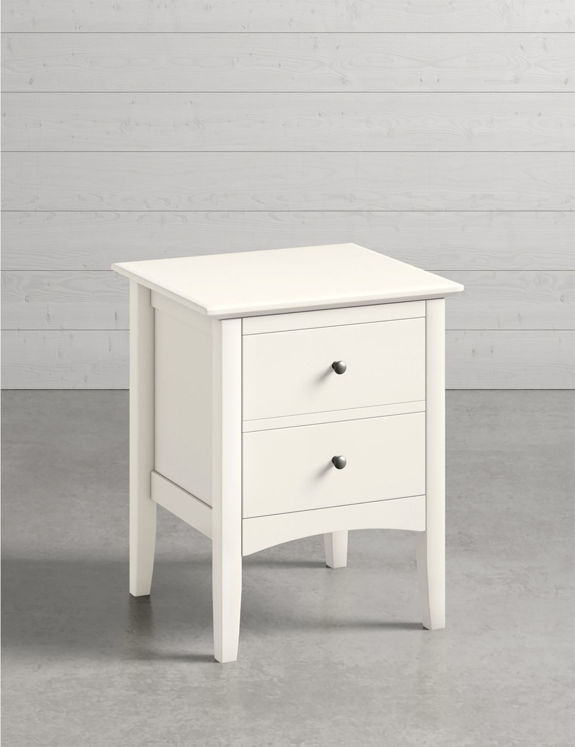 Hastings Ivory Bedside Table white