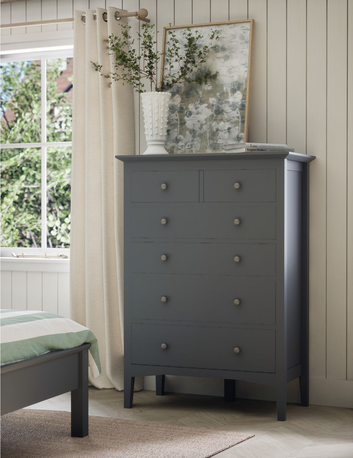 Hastings 6 Drawer Chest grey