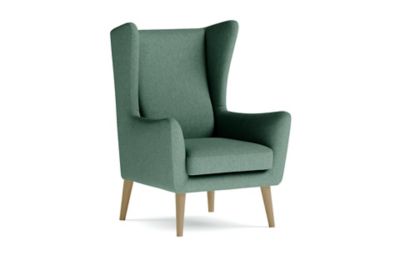 M&S Parker Armchair - CHR - Charcoal, Charcoal,Pearl Grey,Dark Teal,Midnight Navy,Green