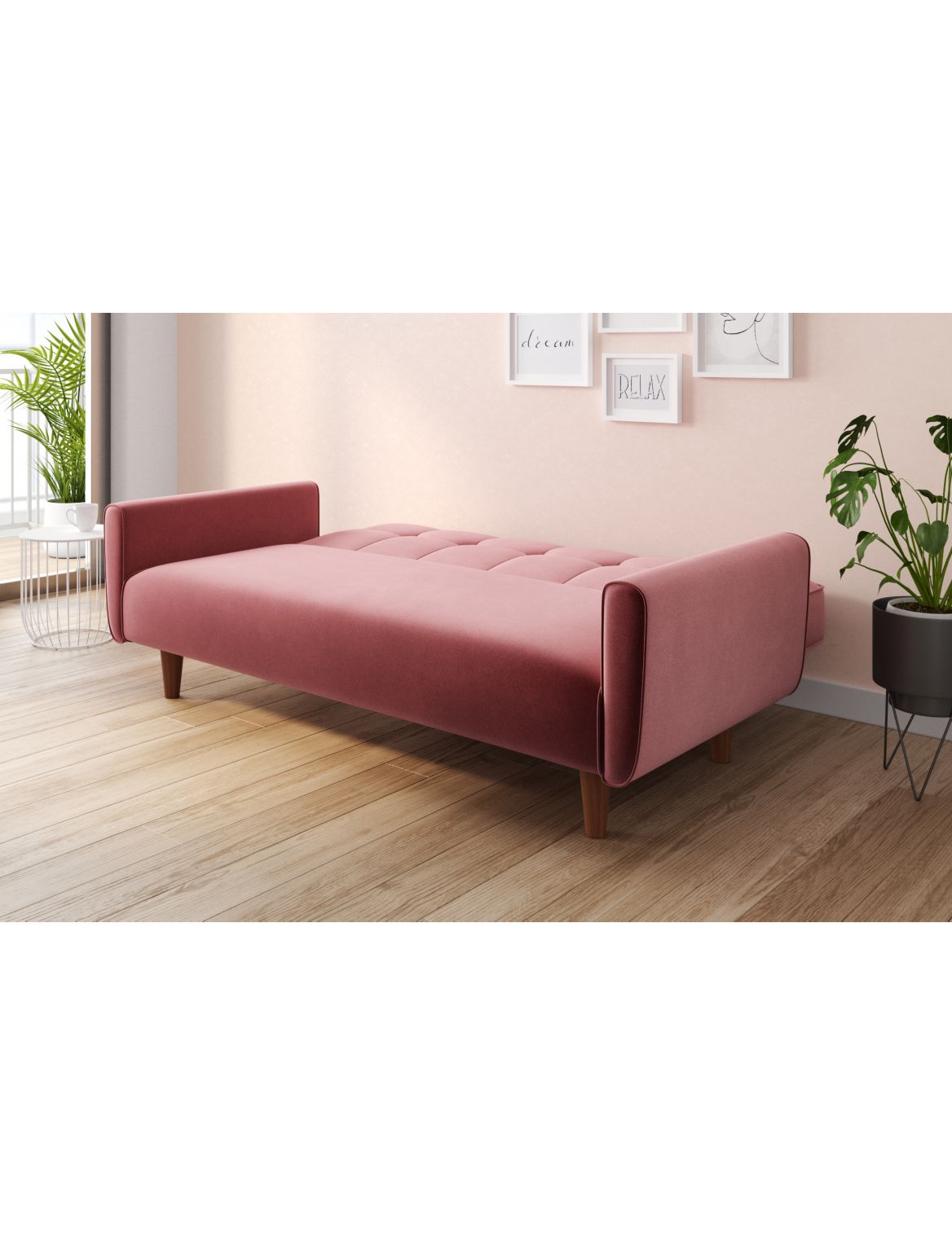 Jasper Sofa Bed pink